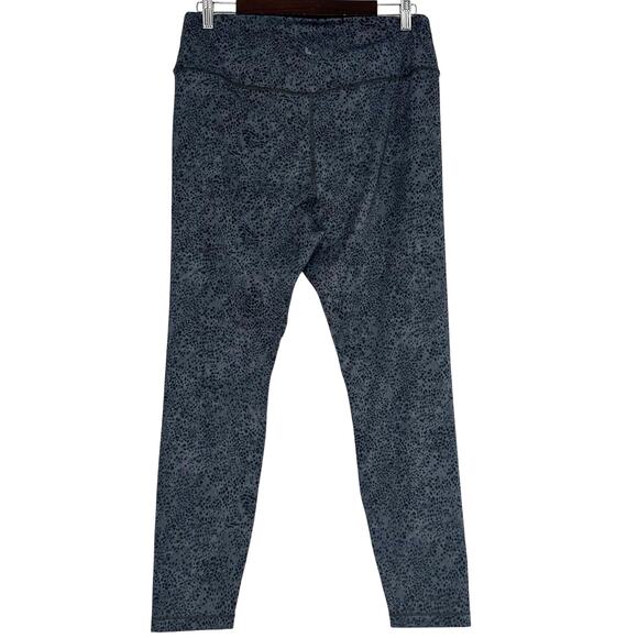 Lole Leggings Size XL Gray Black Cheetah Print Compression Athleisure Active Gym - Picture 2 of 5